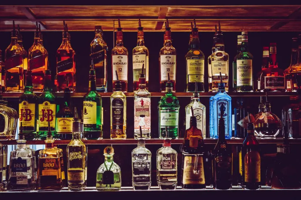 assorted drink in thailand bar